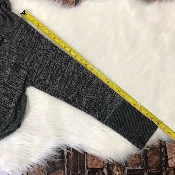 Soft Surroundings 2AW98 Cozy Lounge Space Dye Gray Cowl Neck Tunic Sz Medium - Picture 6 of 8